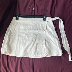 Forever 21 Zippered-Skirt with bow-tie on side